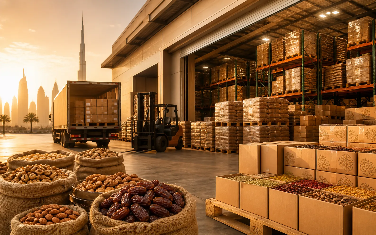Importers & Traders food supply prepared for professional buyers