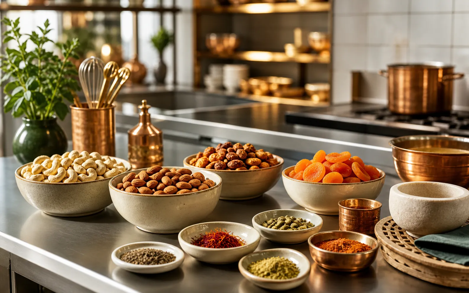 Restaurants food supply prepared for professional buyers
