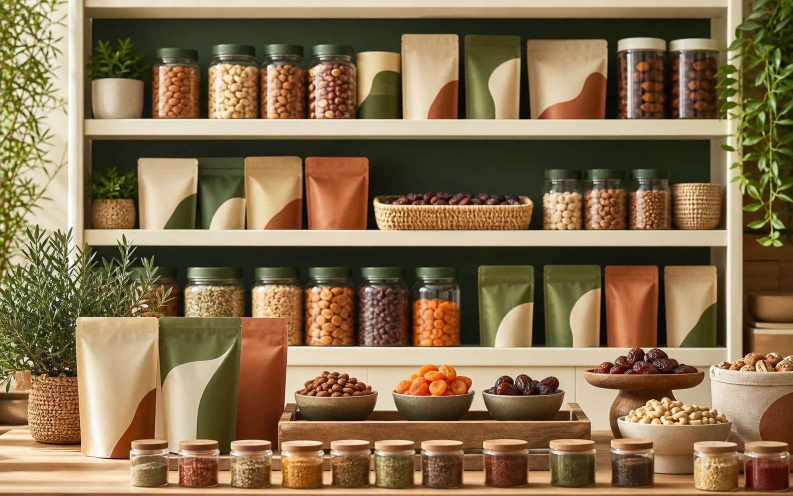 Retail food supply prepared for professional buyers